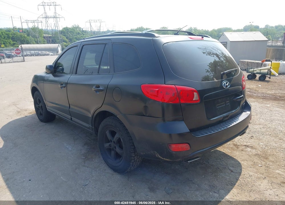 2007 HYUNDAI SANTA FE GLS VIN: 5NMSG73D37H031992