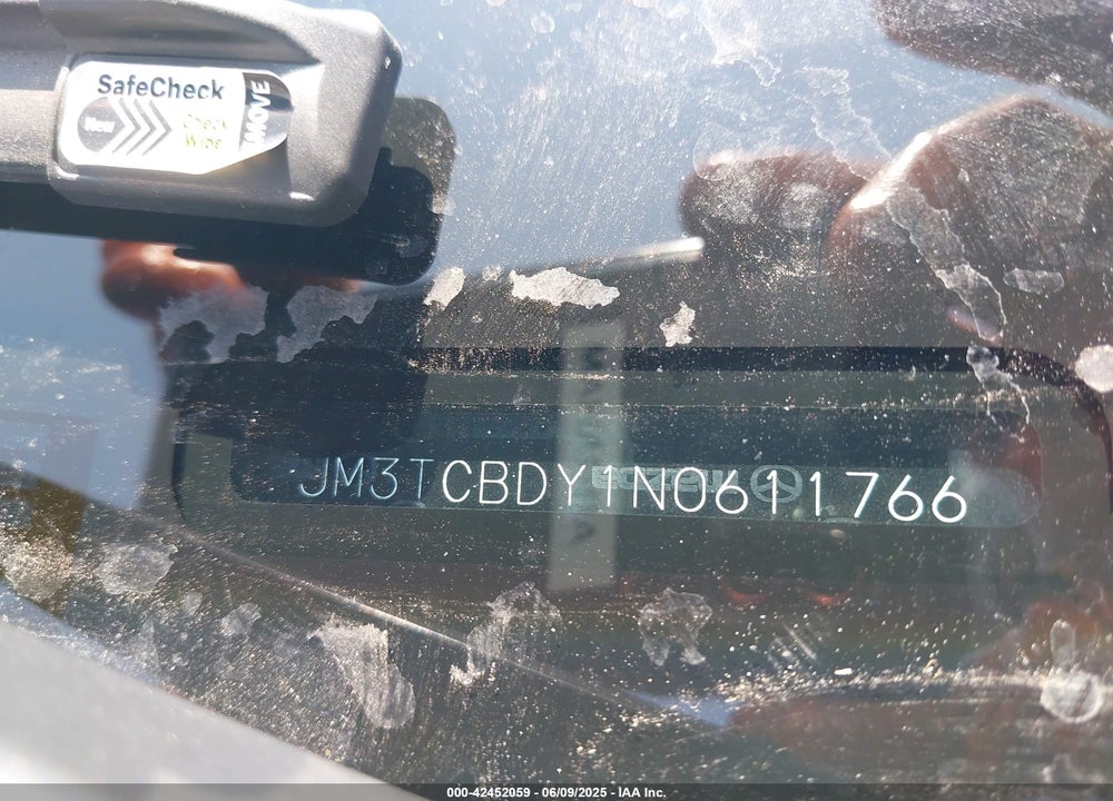 2022 MAZDA CX-9 VIN: JM3TCBDY1N0611766