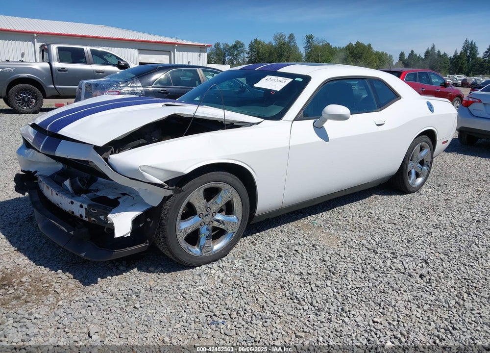 2012 DODGE CHALLENGER VIN: 2C3CDYAG3CH168327