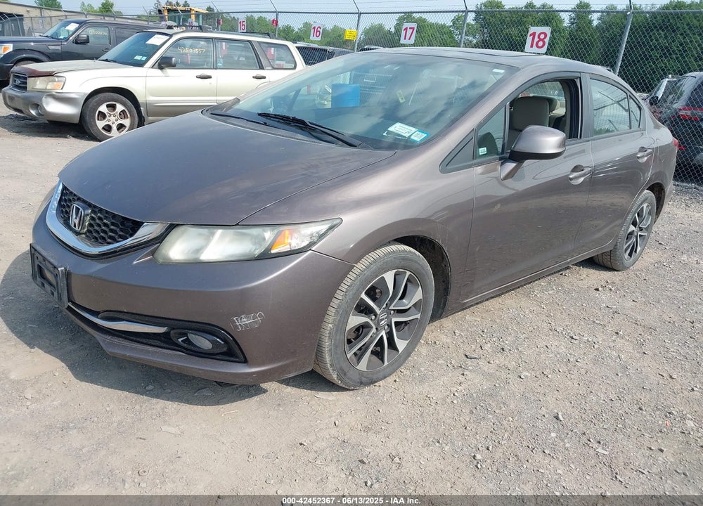 2013 HONDA CIVIC VIN: 2HGFB2F91DH529563