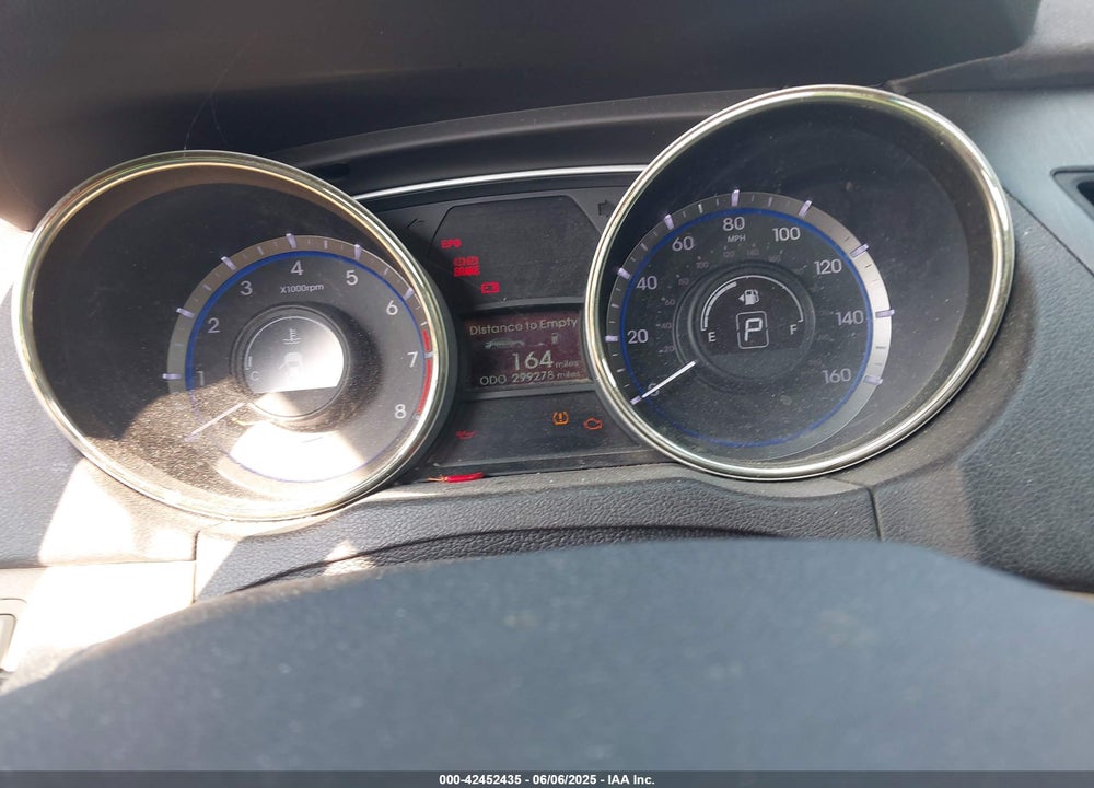 2013 HYUNDAI SONATA VIN: 5NPEB4AC1DH542345
