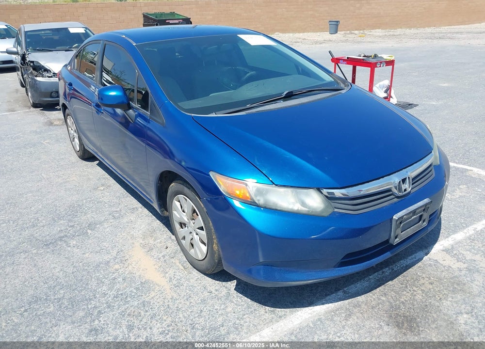 2012 HONDA CIVIC VIN: 2HGFB2F5XCH506939