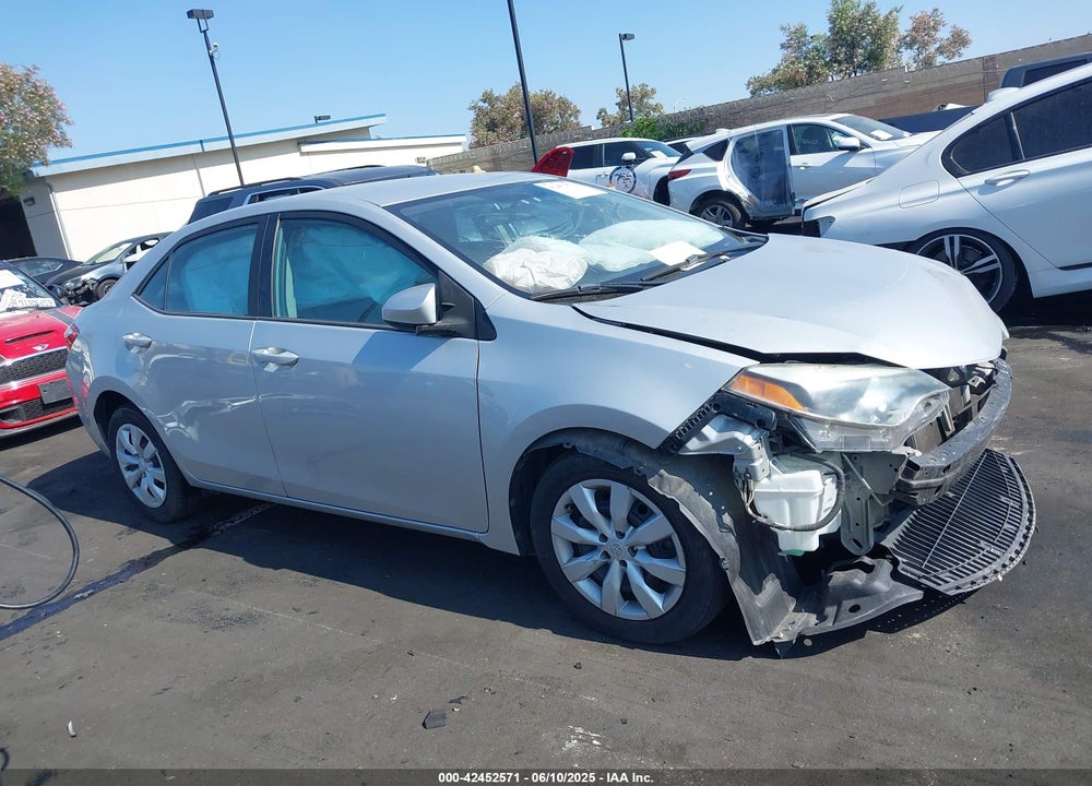 2016 TOYOTA COROLLA VIN: 5YFBURHE1GP435093