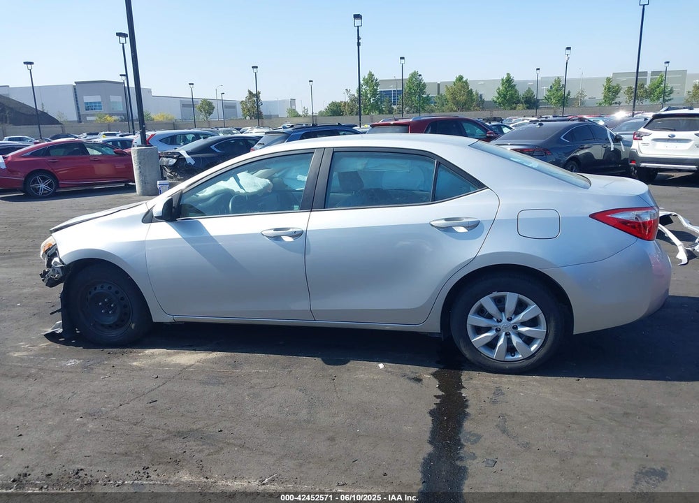 2016 TOYOTA COROLLA VIN: 5YFBURHE1GP435093