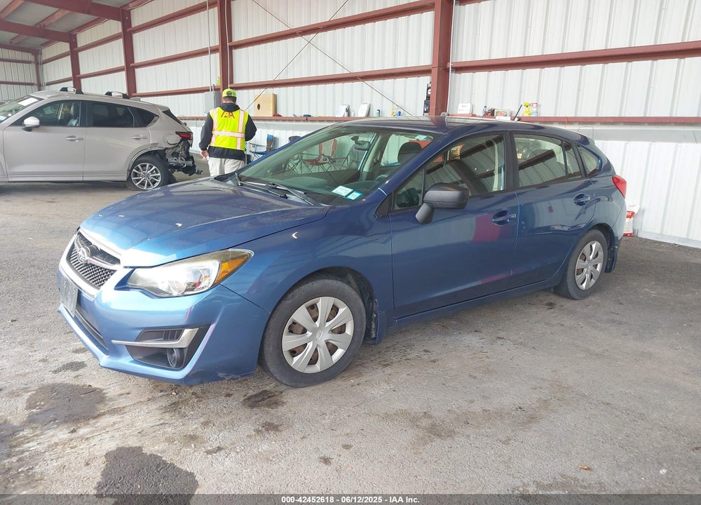 2015 SUBARU IMPREZA 2.0I VIN: JF1GPAA60F8200413