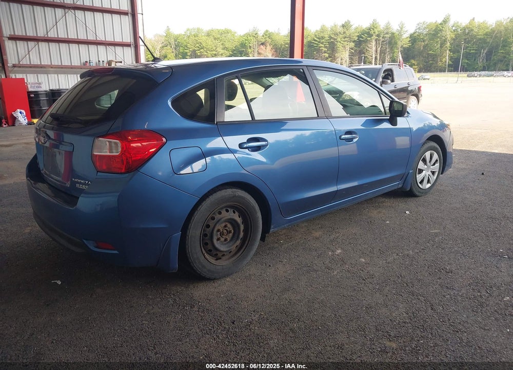 2015 SUBARU IMPREZA 2.0I VIN: JF1GPAA60F8200413