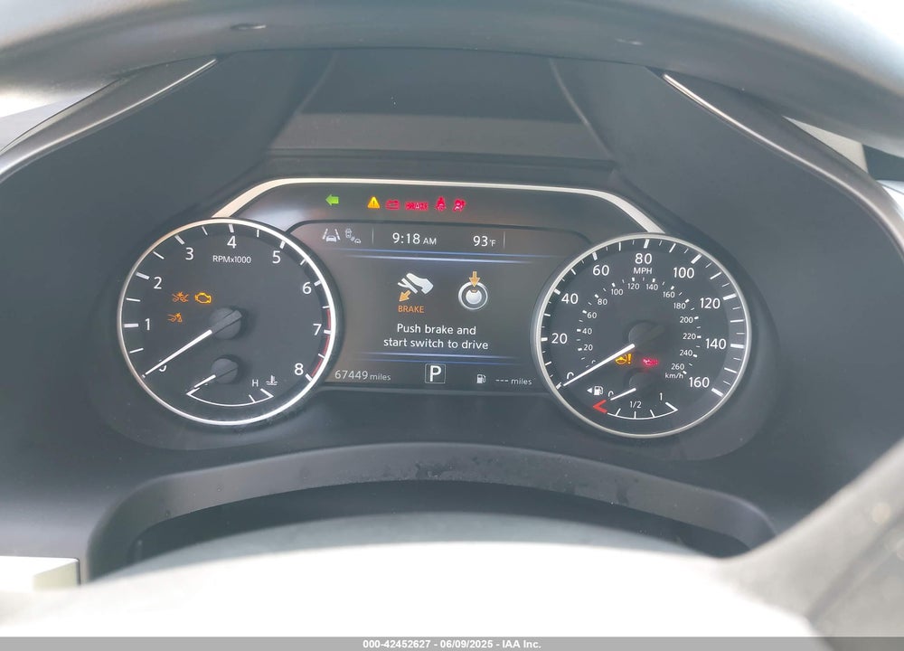 2019 NISSAN MURANO PLATINUM VIN: 5N1AZ2MJ5KN162233