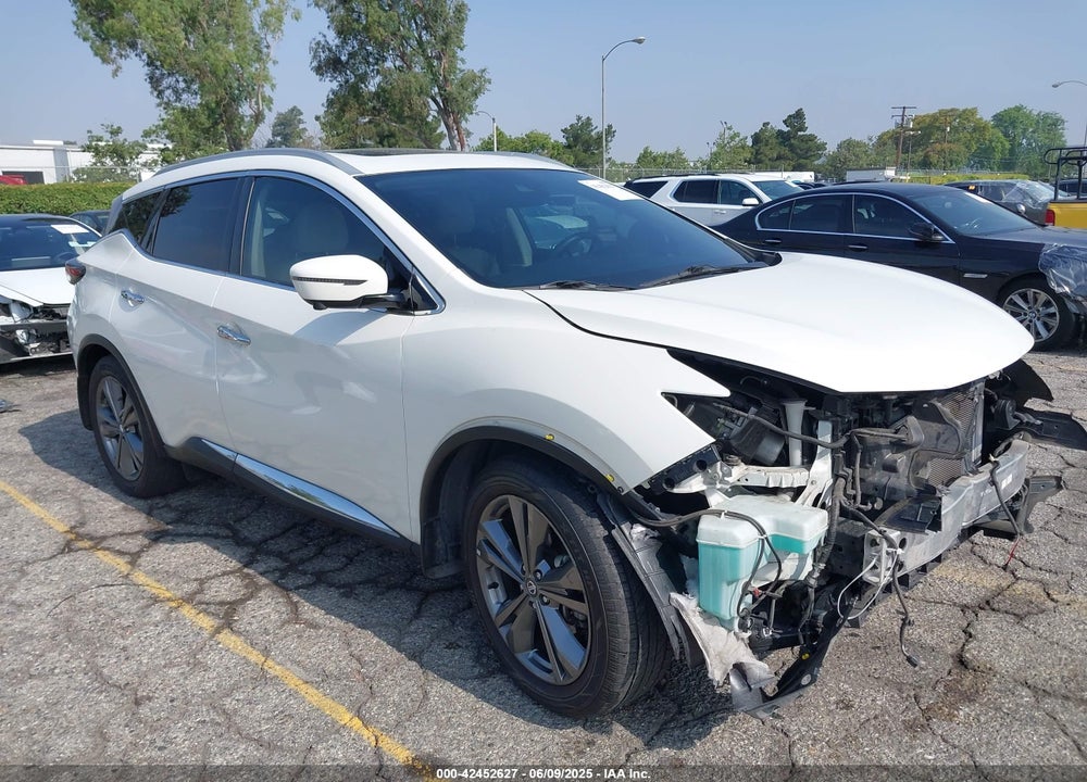2019 NISSAN MURANO PLATINUM VIN: 5N1AZ2MJ5KN162233