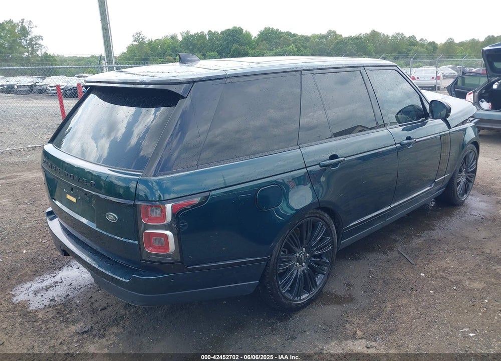 2022 LAND ROVER RANGE ROVER VIN: SALGS2SE1NA469668