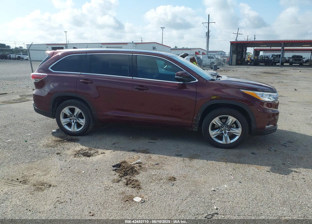 2016 TOYOTA HIGHLANDER LIMITED V6 VIN: 5TDYKRFH0GS138451