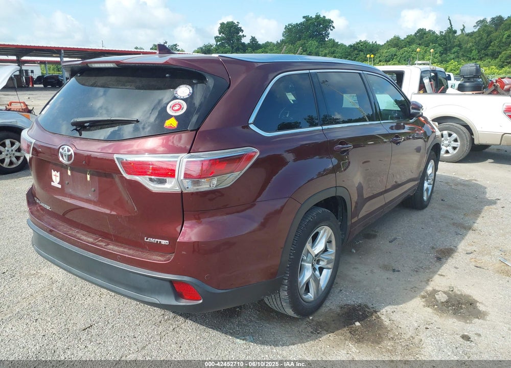 2016 TOYOTA HIGHLANDER LIMITED V6 VIN: 5TDYKRFH0GS138451