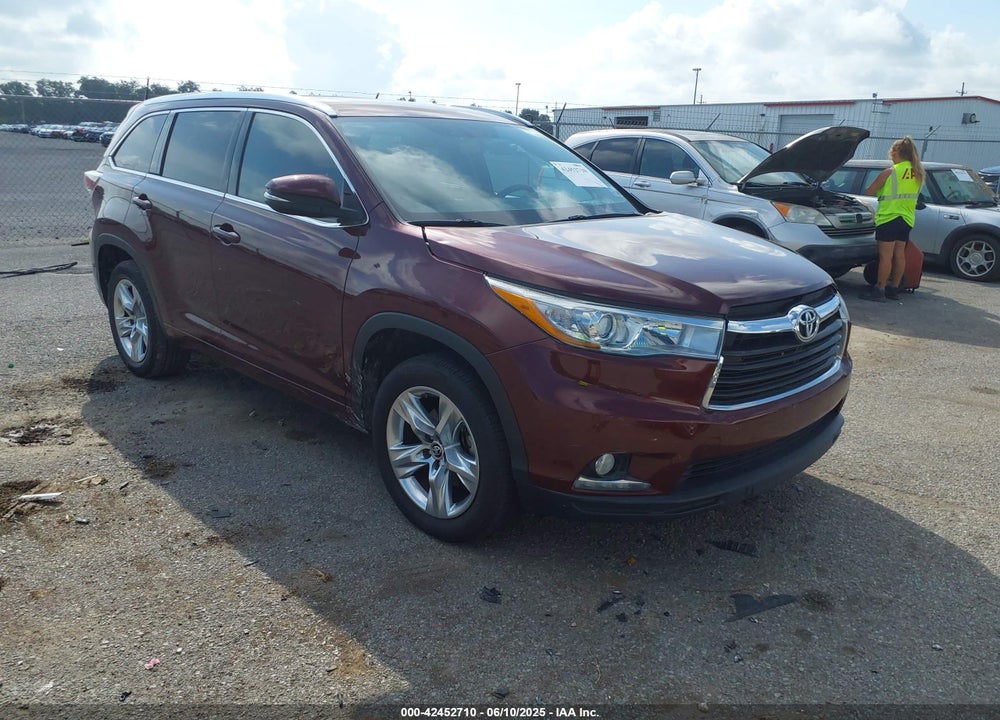 2016 TOYOTA HIGHLANDER LIMITED V6 VIN: 5TDYKRFH0GS138451