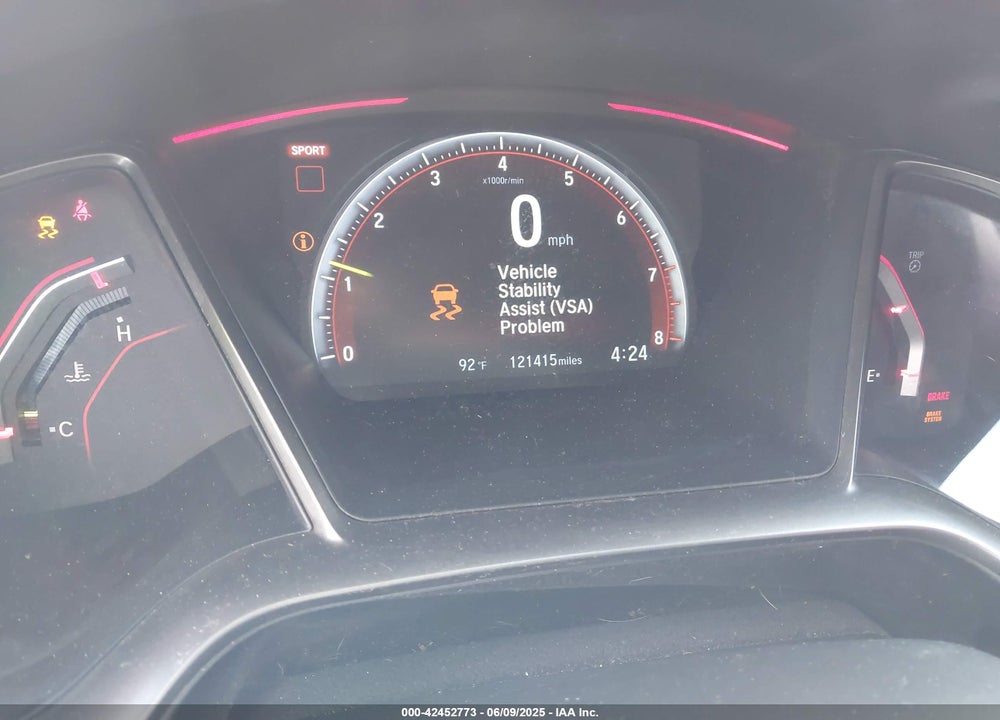 2019 HONDA CIVIC VIN: SHHFK8G71KU200183