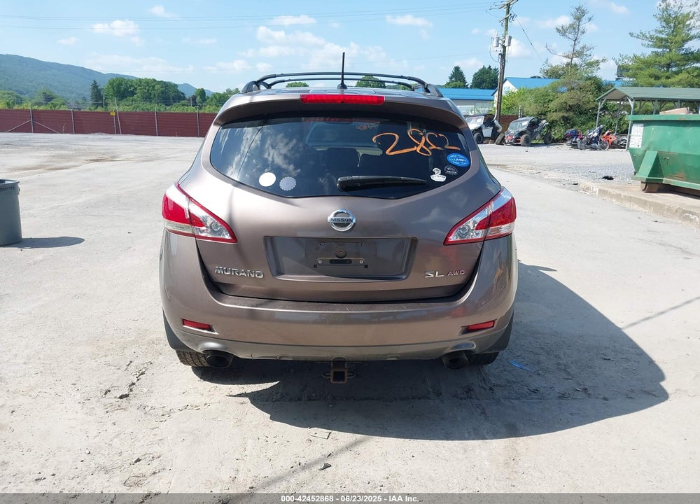 2013 NISSAN MURANO VIN: JN8AZ1MW4DW317771