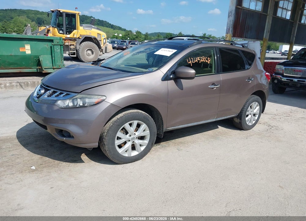 2013 NISSAN MURANO VIN: JN8AZ1MW4DW317771