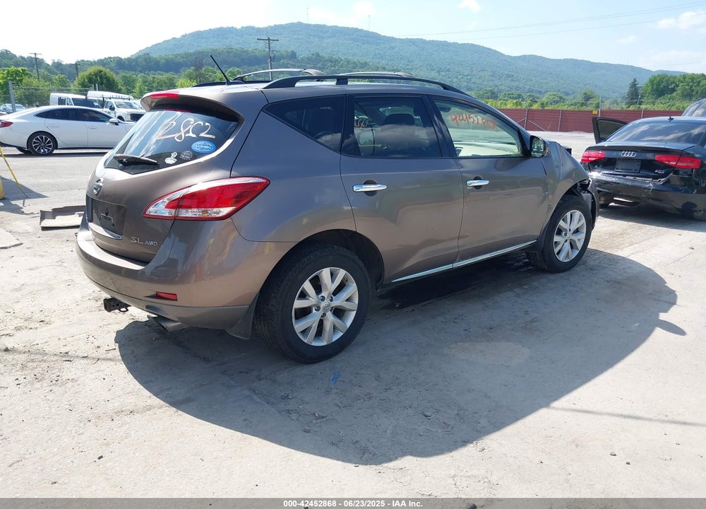 2013 NISSAN MURANO VIN: JN8AZ1MW4DW317771