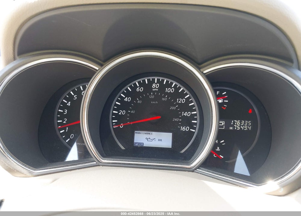 2013 NISSAN MURANO VIN: JN8AZ1MW4DW317771