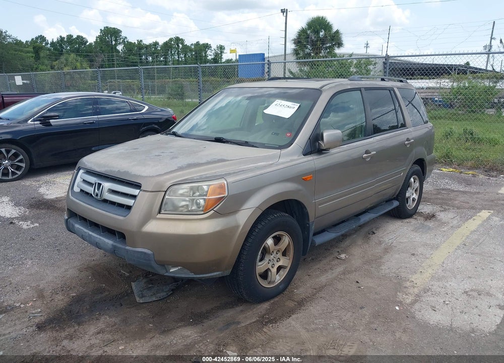 2008 HONDA PILOT EX-L VIN: 5FNYF28638B003543
