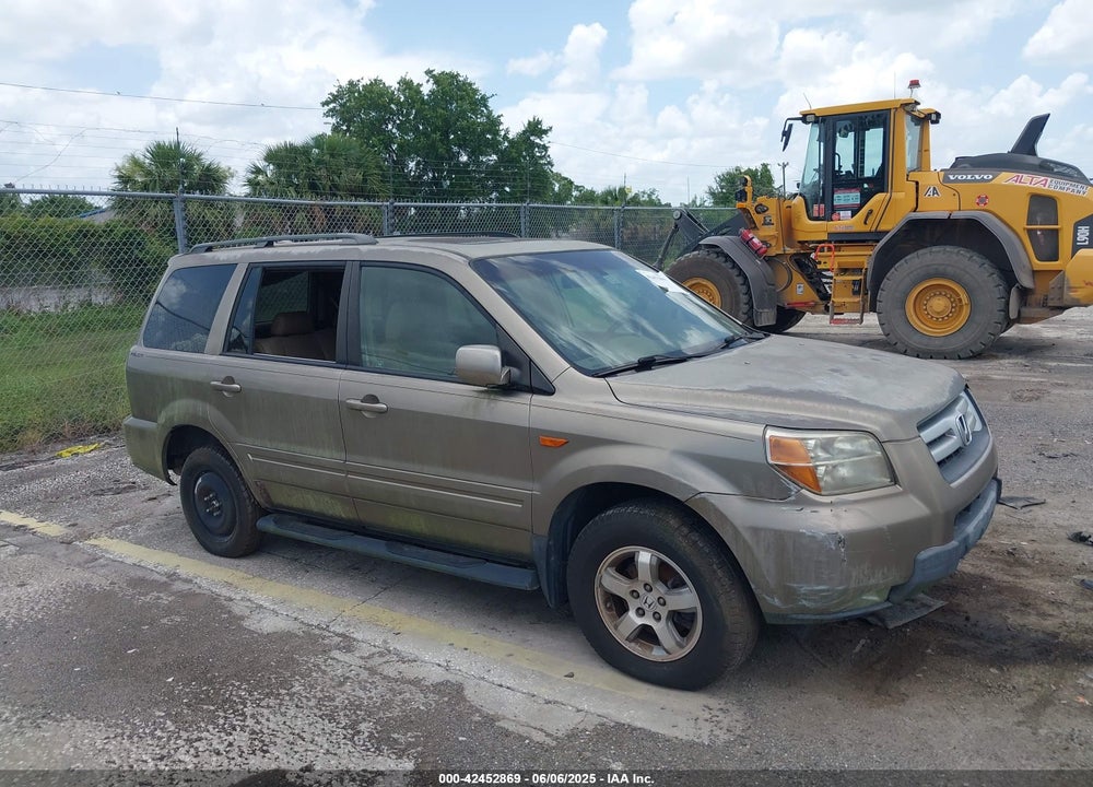 2008 HONDA PILOT EX-L VIN: 5FNYF28638B003543