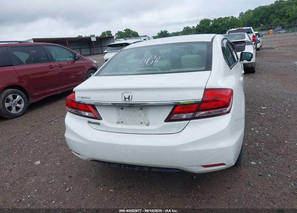 2015 HONDA CIVIC VIN: 19XFB2F8XFE274139