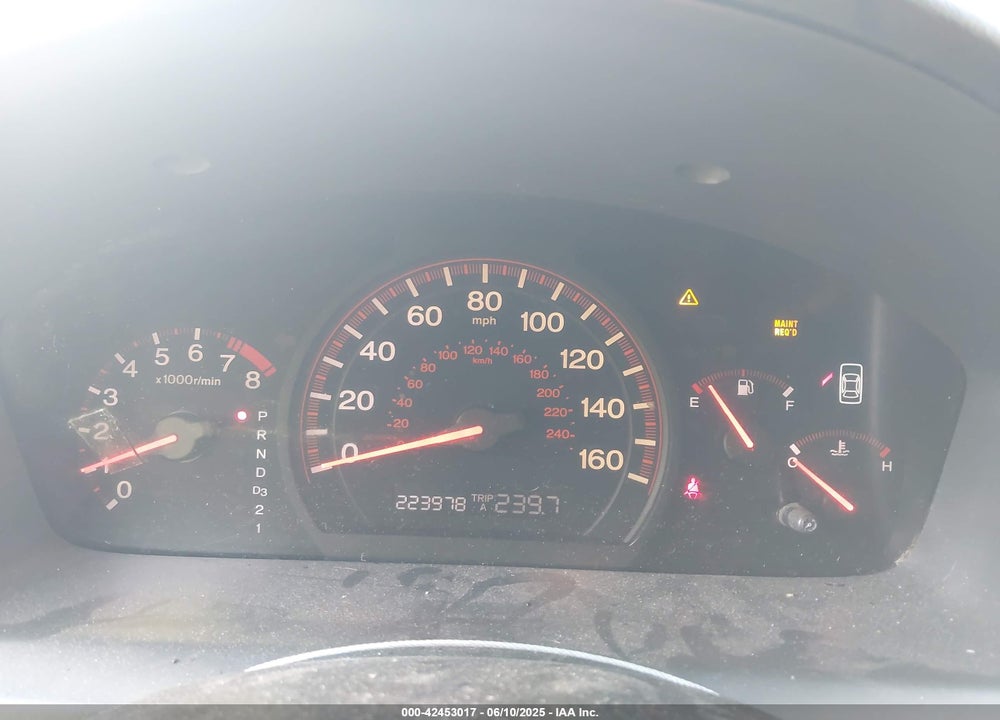 2004 HONDA ACCORD 3.0 EX VIN: 1HGCM82624A014517