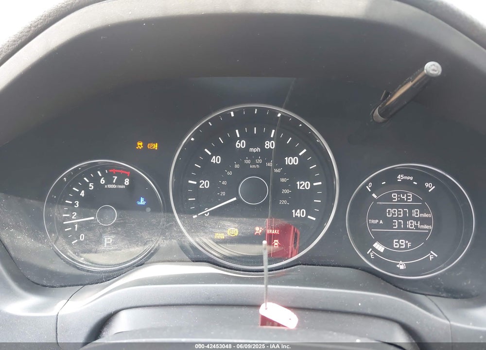 2016 HONDA HR-V EX VIN: 3CZRU6H54GM747102