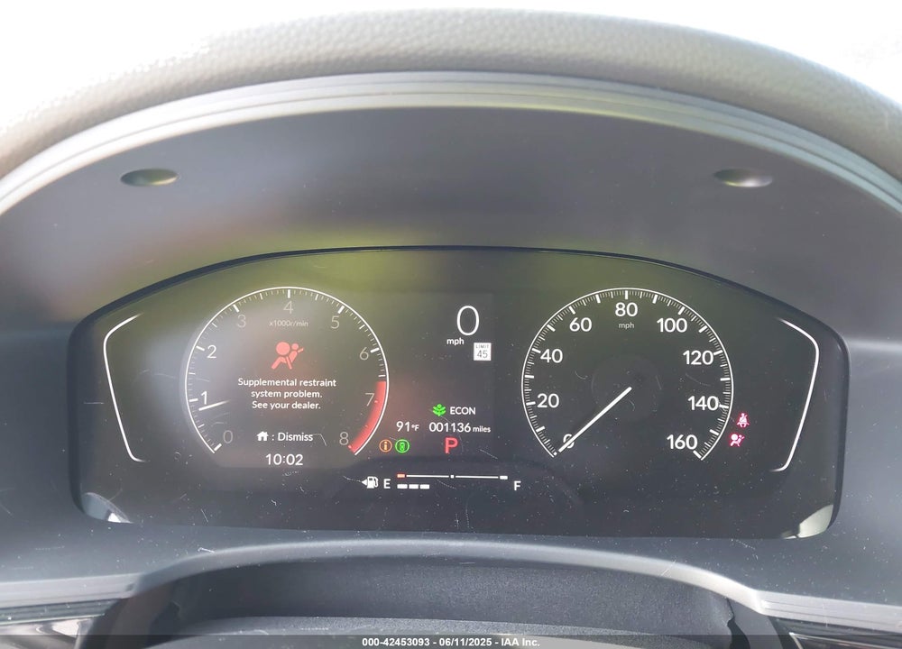 2025 HONDA CIVIC VIN: 19XFL2H86SE012364