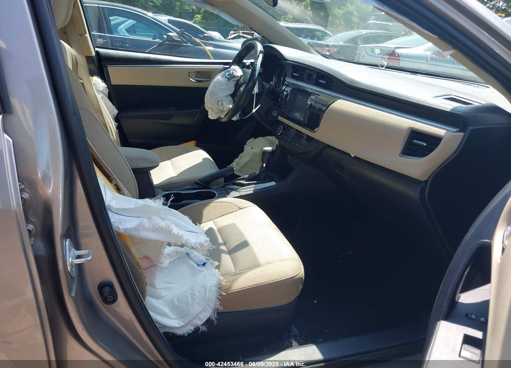 2016 TOYOTA COROLLA LE VIN: 2T1BURHEXGC736106