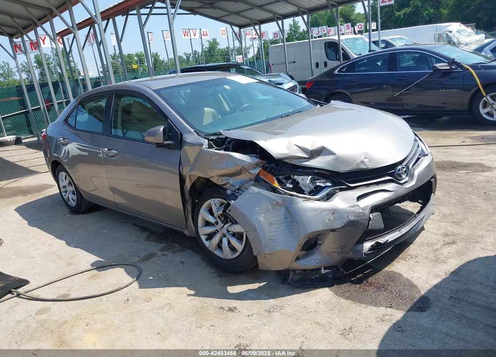 2016 TOYOTA COROLLA LE VIN: 2T1BURHEXGC736106