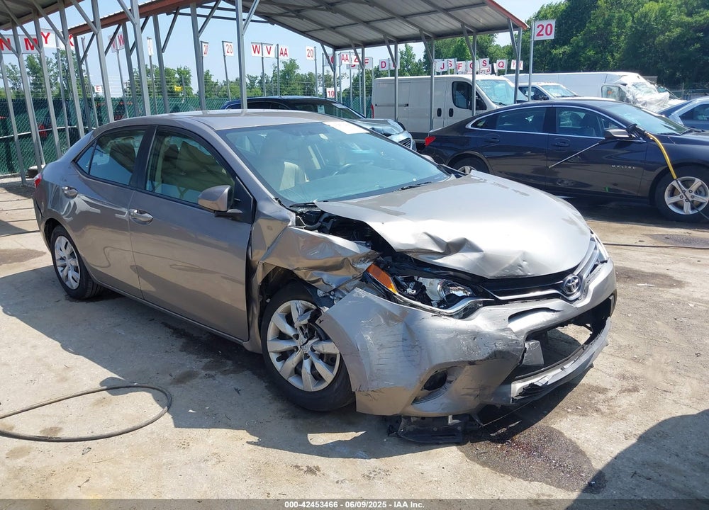 2016 TOYOTA COROLLA LE VIN: 2T1BURHEXGC736106
