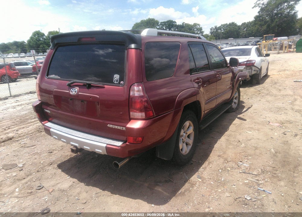 2005 TOYOTA 4RUNNER SR5 SPORT V6 VIN: JTEBU14R858039144