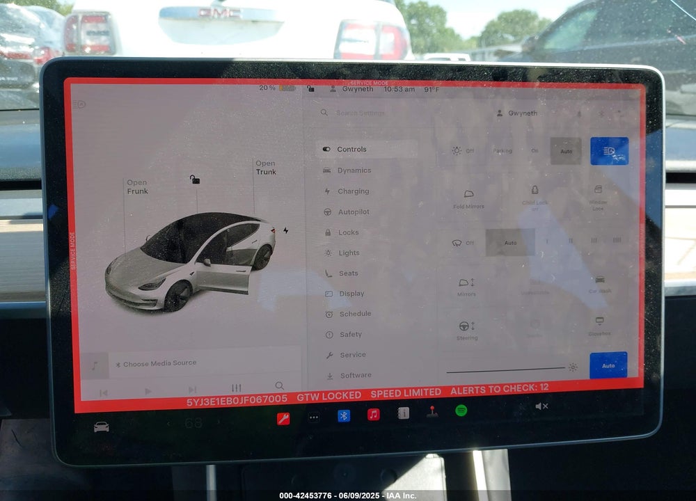 2018 TESLA MODEL 3 LONG RANGE/PERFORMANCE VIN: 5YJ3E1EB0JF067005