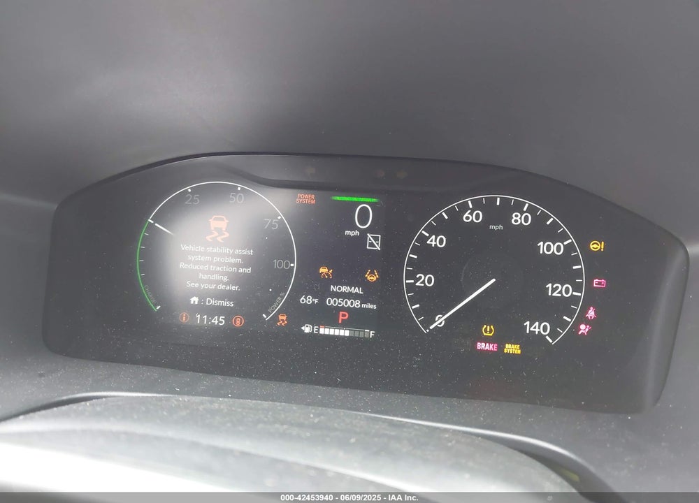 2025 HONDA CR-V HYBRID SPORT-L VIN: 2HKRS6H89SH815902