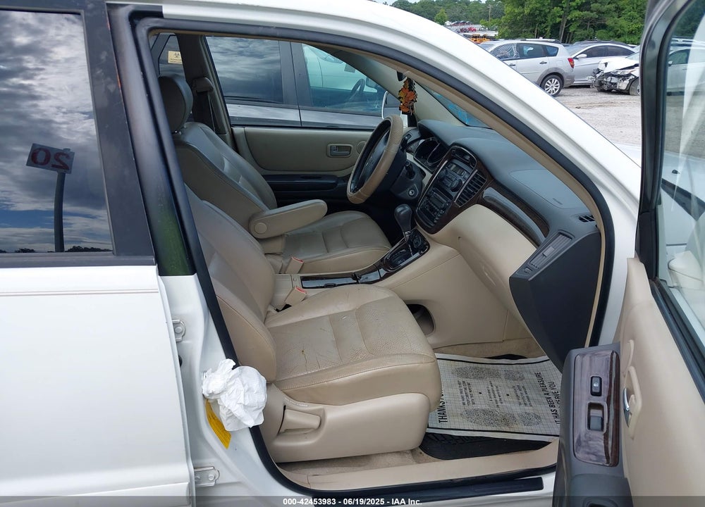 2002 TOYOTA HIGHLANDER LIMITED V6 VIN: JTEGF21A620068141