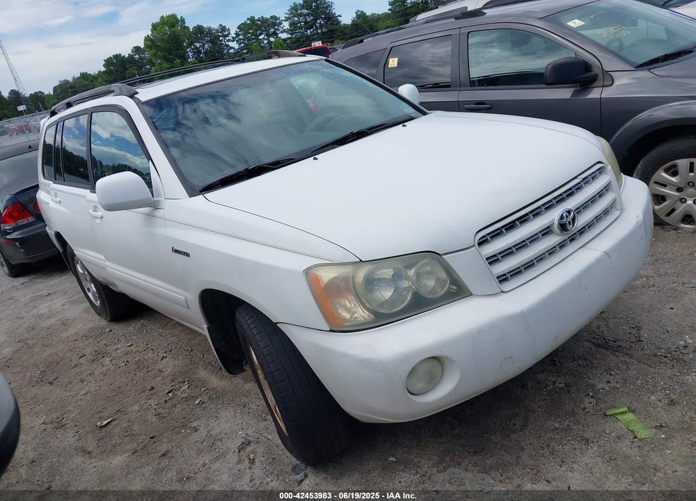 2002 TOYOTA HIGHLANDER LIMITED V6 VIN: JTEGF21A620068141