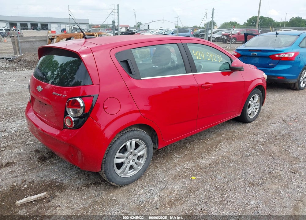 2013 CHEVROLET SONIC LT AUTO VIN: 1G1JC6SHXD4188633