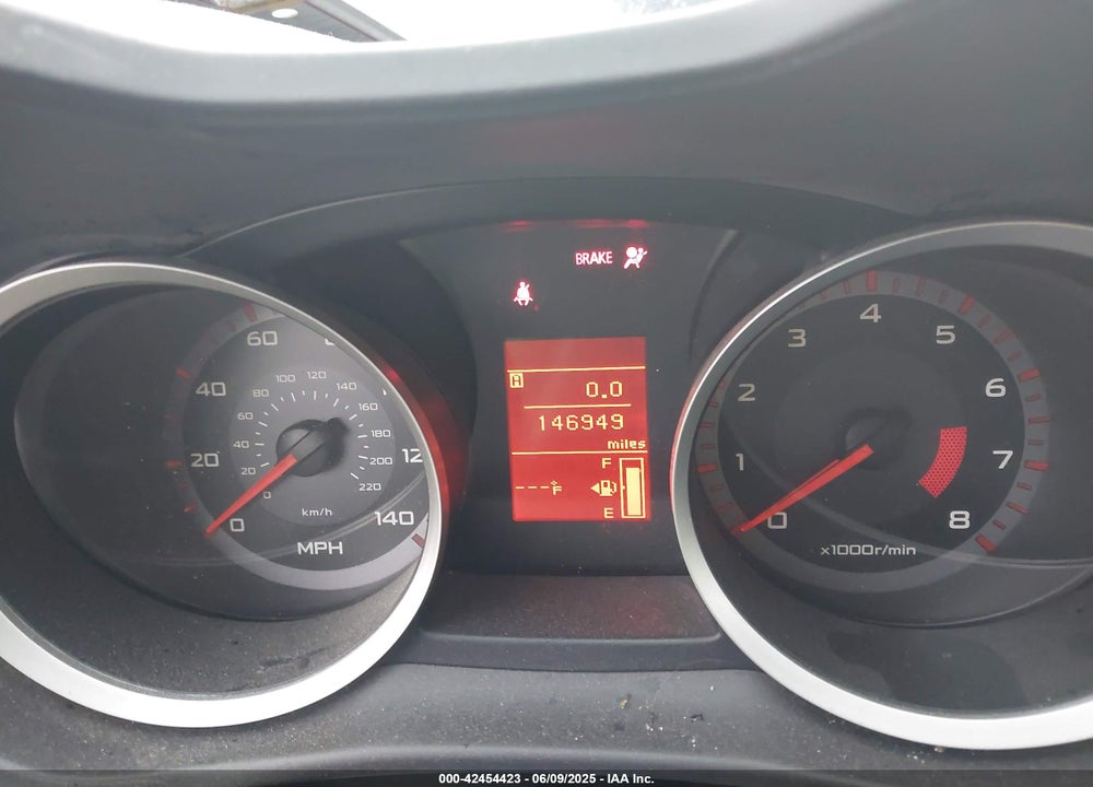 2009 MITSUBISHI LANCER VIN: JA3AU26U29U029549