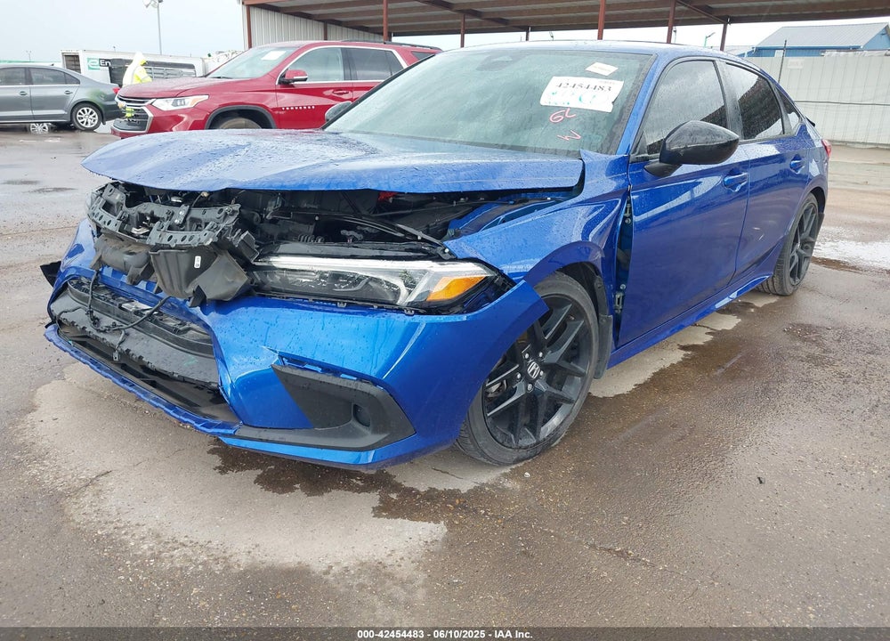 2022 HONDA CIVIC VIN: 2HGFE2F58NH591063
