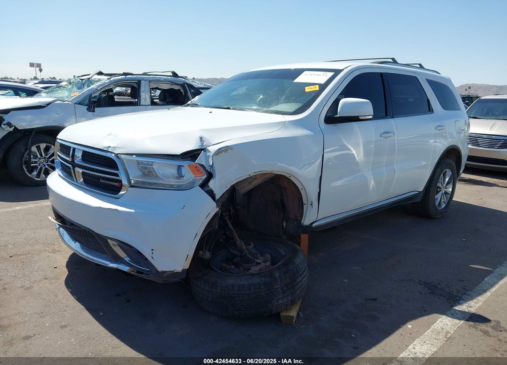 2015 DODGE DURANGO VIN: 1C4RDJDG0FC795602