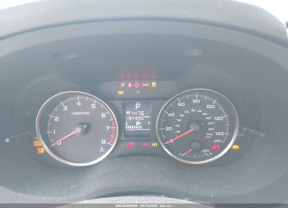 2014 SUBARU XV CROSSTREK VIN: JF2GPAGC5E8306508