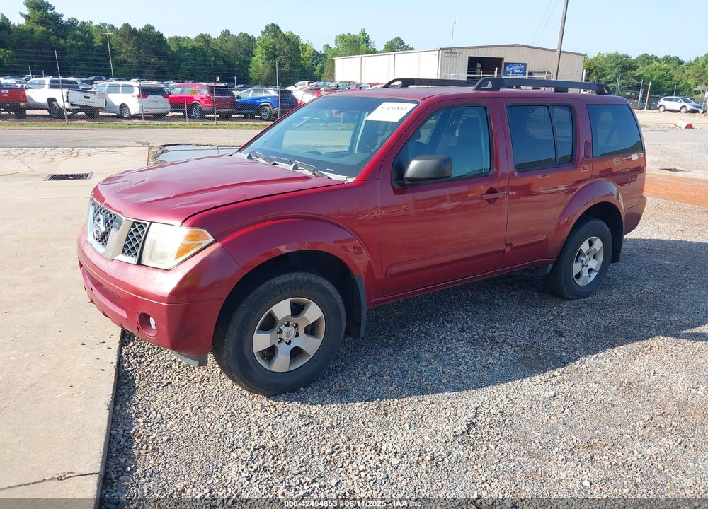 2007 NISSAN PATHFINDER VIN: 5N1AR18W87C609222