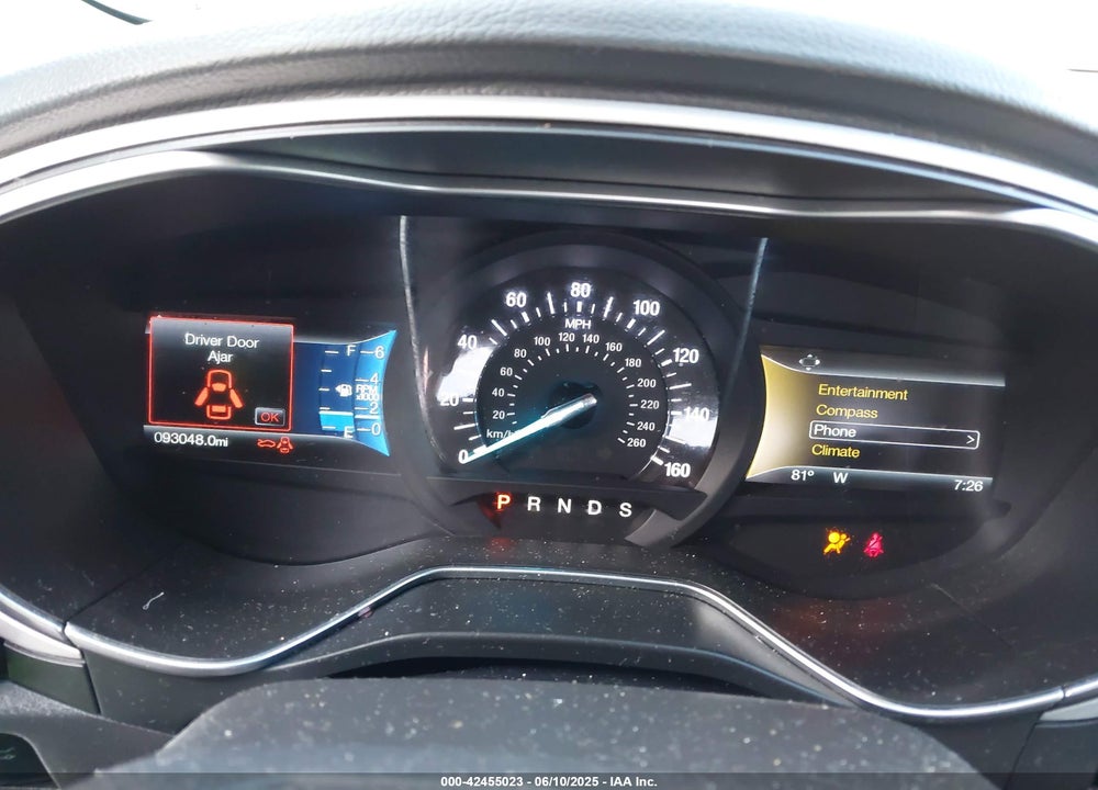 2016 FORD FUSION VIN: 3FA6P0H72GR237810