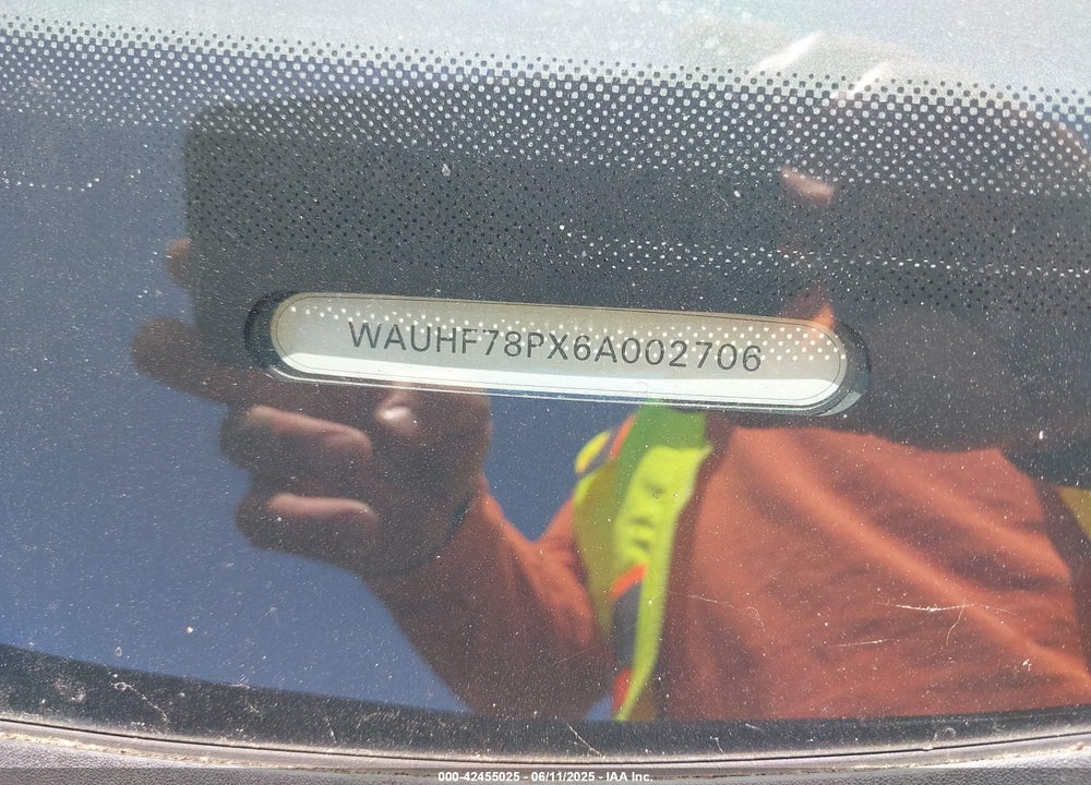 2006 AUDI A3 2.0T VIN: WAUHF78PX6A002706