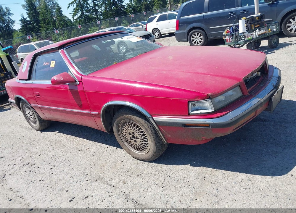 1991 CHRYSLER TC BY MASERATI VIN: ZC2FS1209MB208101