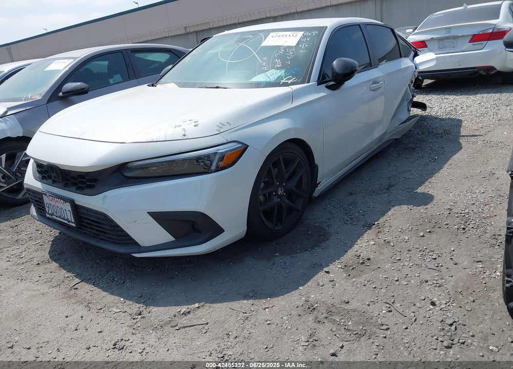 2022 HONDA CIVIC SPORT VIN: 19XFL2H8XNE021749