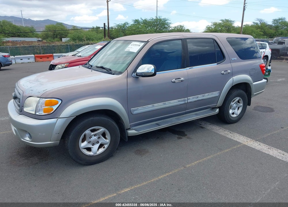 2002 TOYOTA SEQUOIA SR5 V8 VIN: 5TDZT34A92S057932
