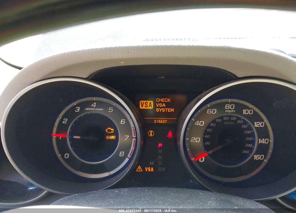 2009 ACURA MDX VIN: 2HNYD28279H504797