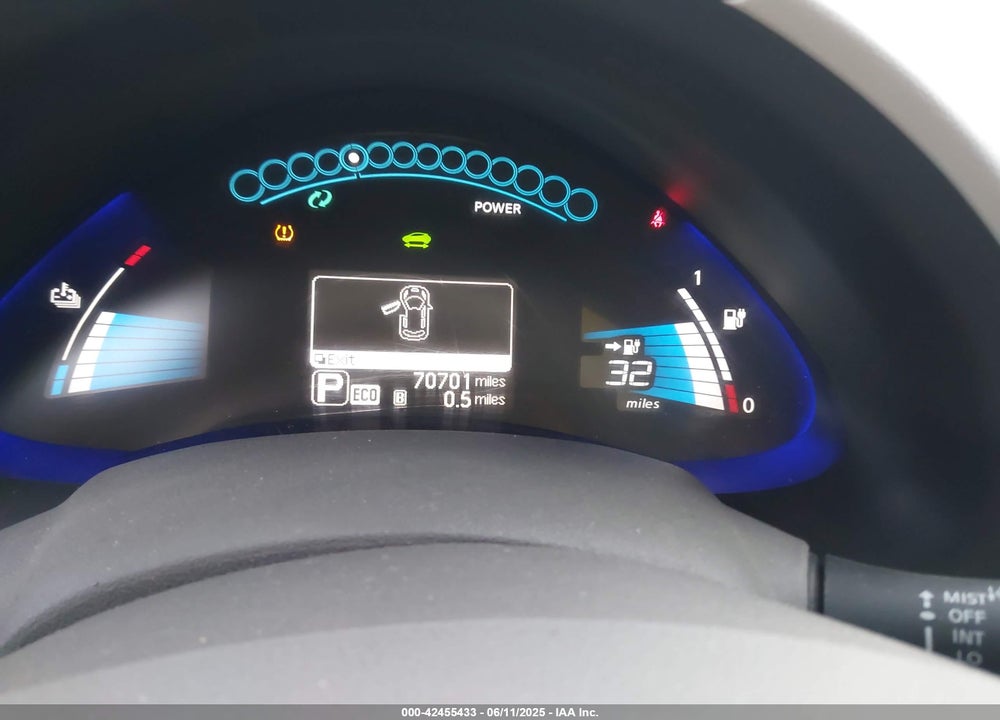 2013 NISSAN LEAF VIN: 1N4AZ0CP2DC411719
