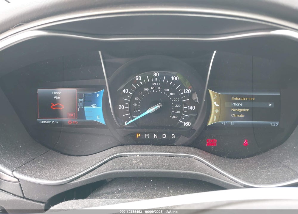 2014 FORD FUSION SE VIN: 3FA6P0HD7ER392422