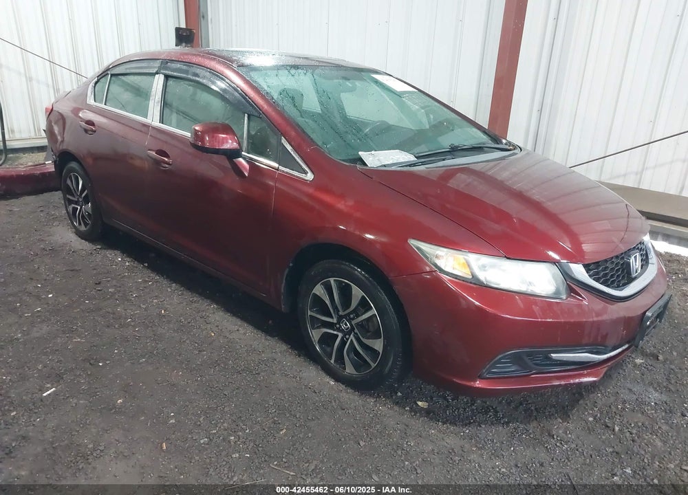 2013 HONDA CIVIC EX VIN: 2HGFB2F85DH514782